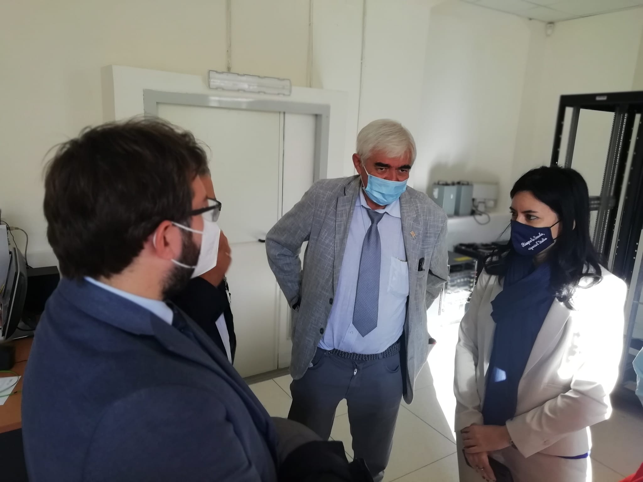 Il ministro Azzolina in visita all’Omar