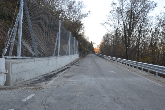 Riaperta a vergano di Borgomanero la provinciale 85 per Piovino