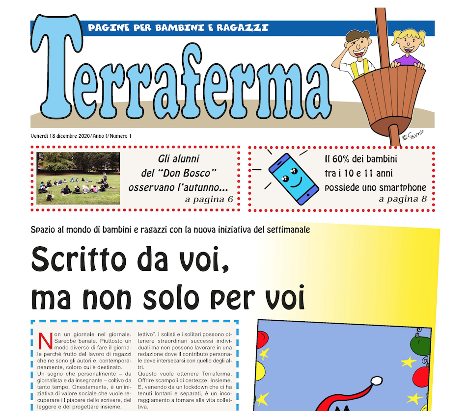 Terraferma, ragazzi nasce un giornale per voi