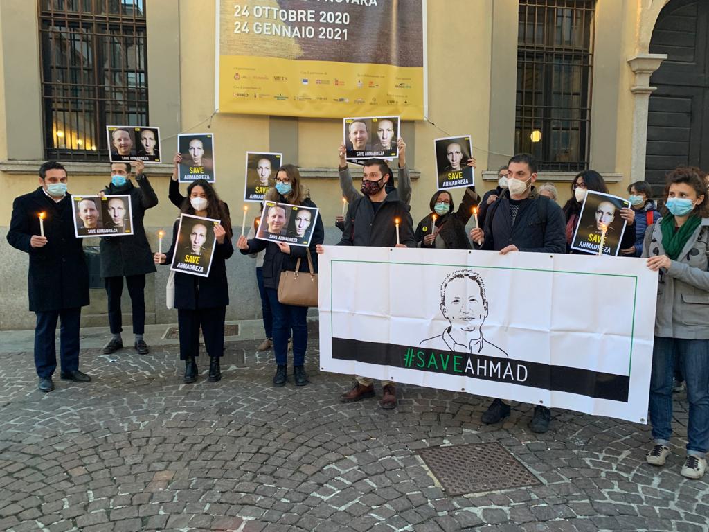 Davanti al Comune il sit-in a favore di Ahmadreza Djalali