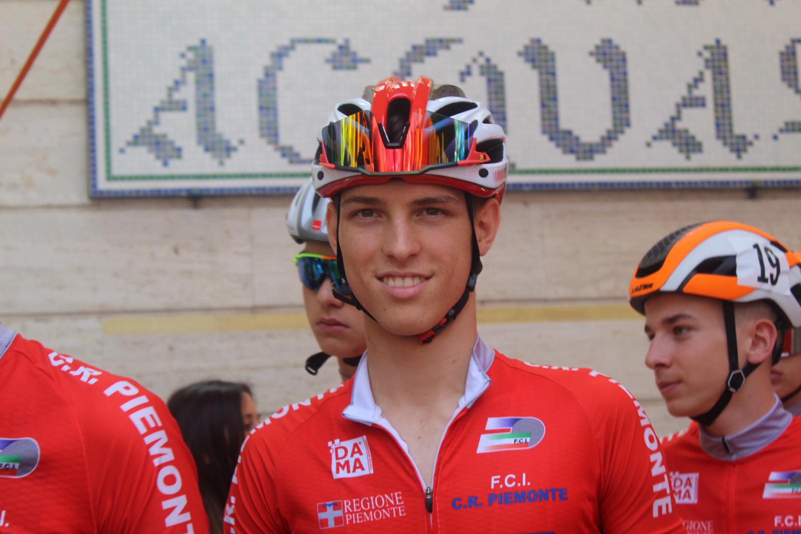 Ciclismo A Treviglio, il cureggese Manuel Oioli secondo,  il fontanetese Edoardo Alleva nono
