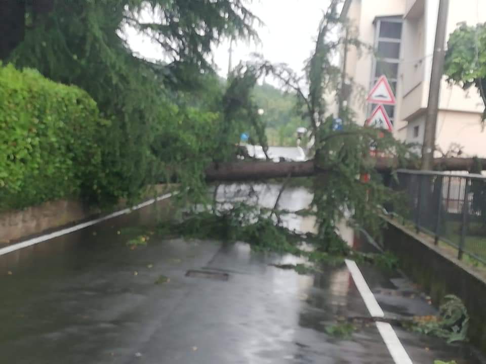 Maltempo: forti acquazzoni nel Borgomanerese e nella zona della Valsesia
