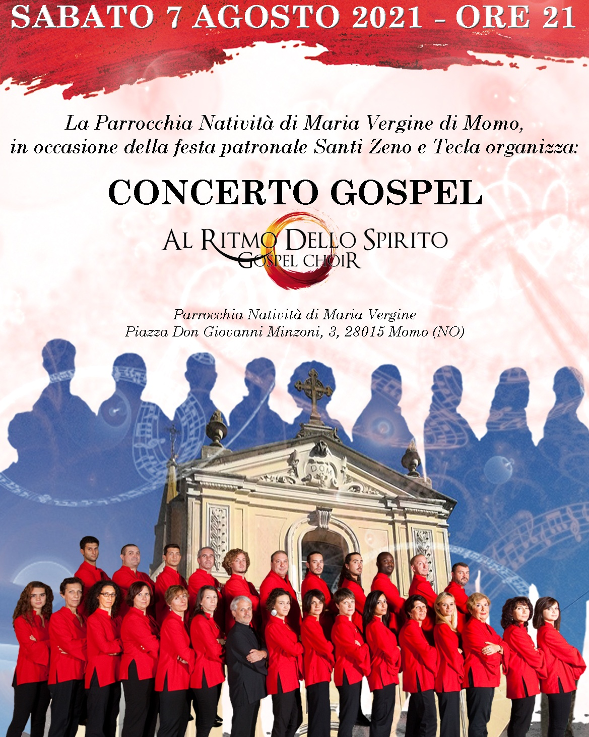 AMomo  concerto Gospel alla festa patronale