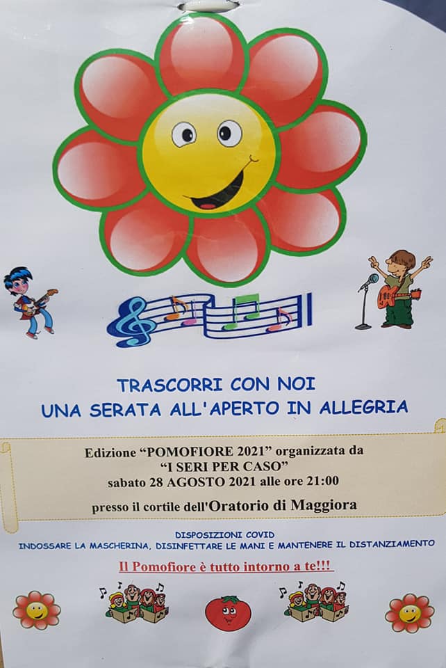 MAGGIORA – Sabato torna il “Pomofiore” all’oratorio