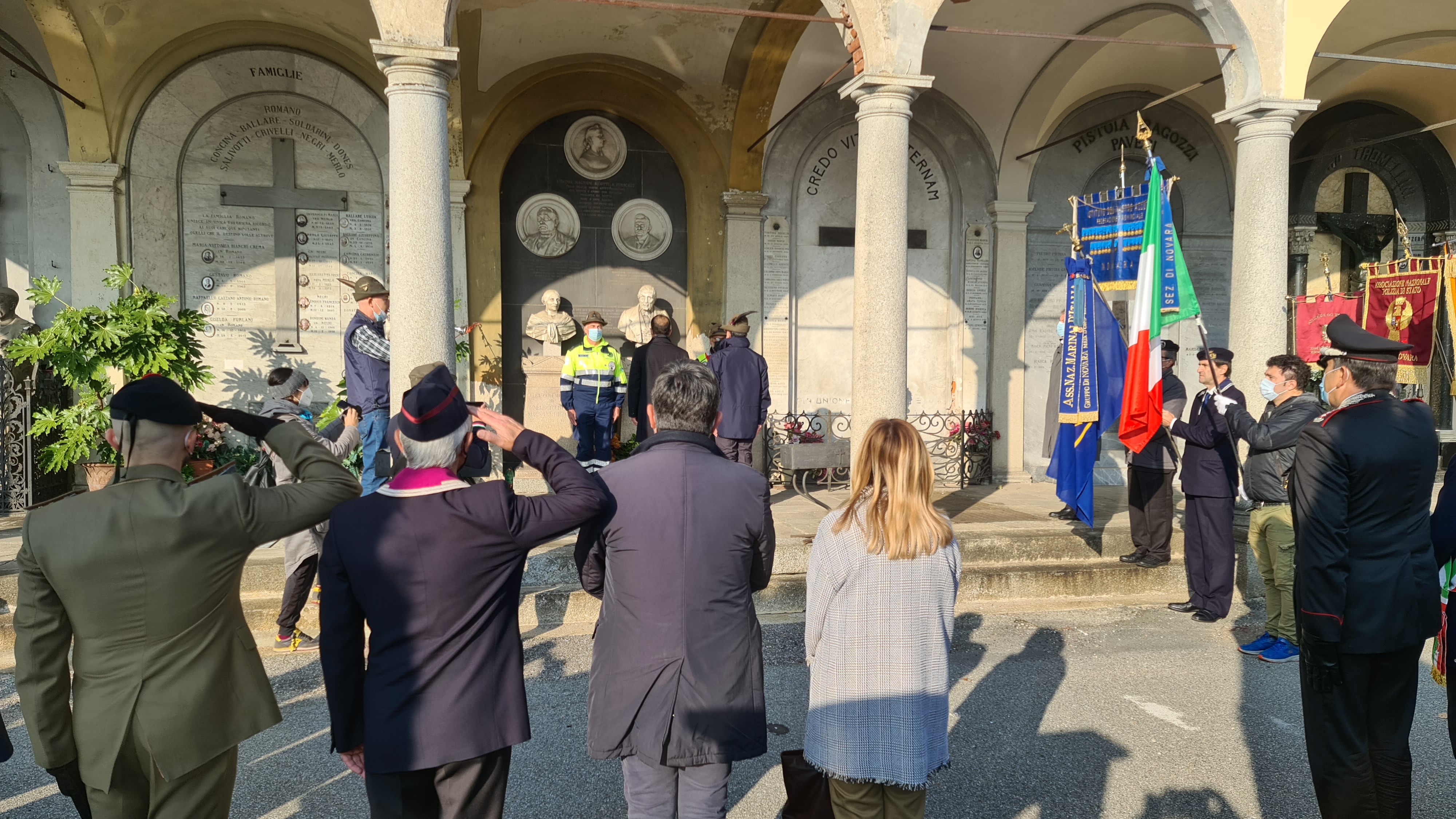 Al cimitero di Novara celebrato il 149esimo anniversario di Fondazione delle Truppe Alpine