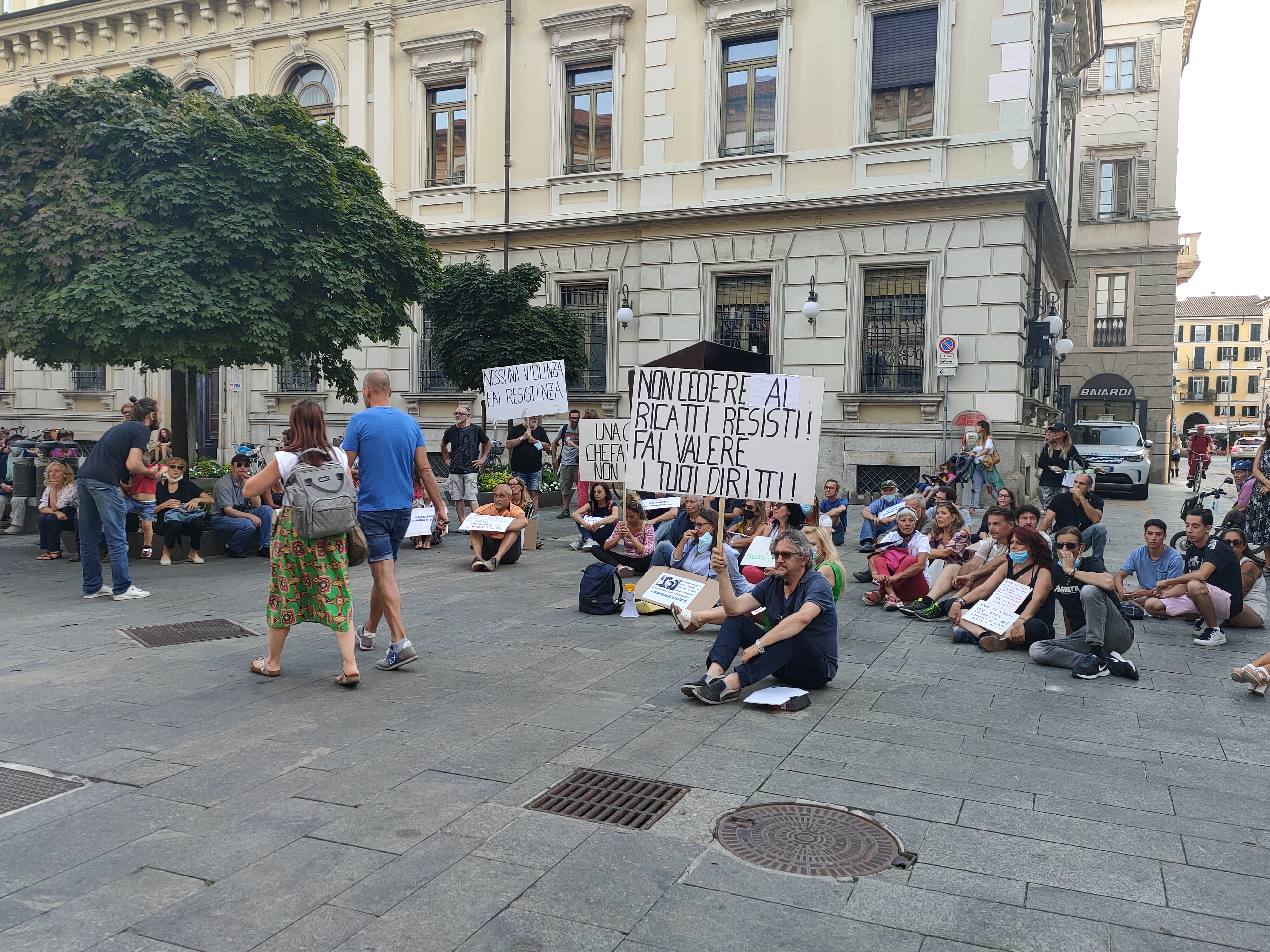 I “No pass” di nuovo in piazza sabato. Manifestazione con opportuni limiti