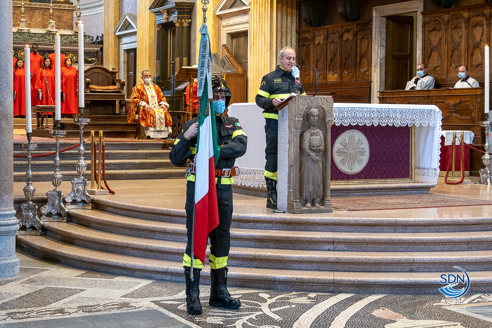 Vigili del fuoco in festa per Santa Barbara