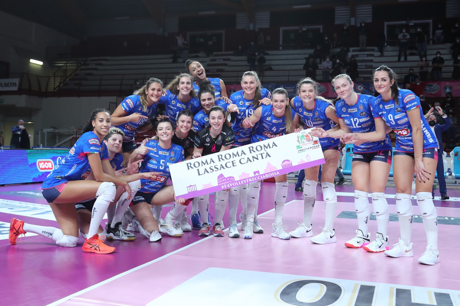 L’Igor Volley approda alla Final Four di Coppa Italia