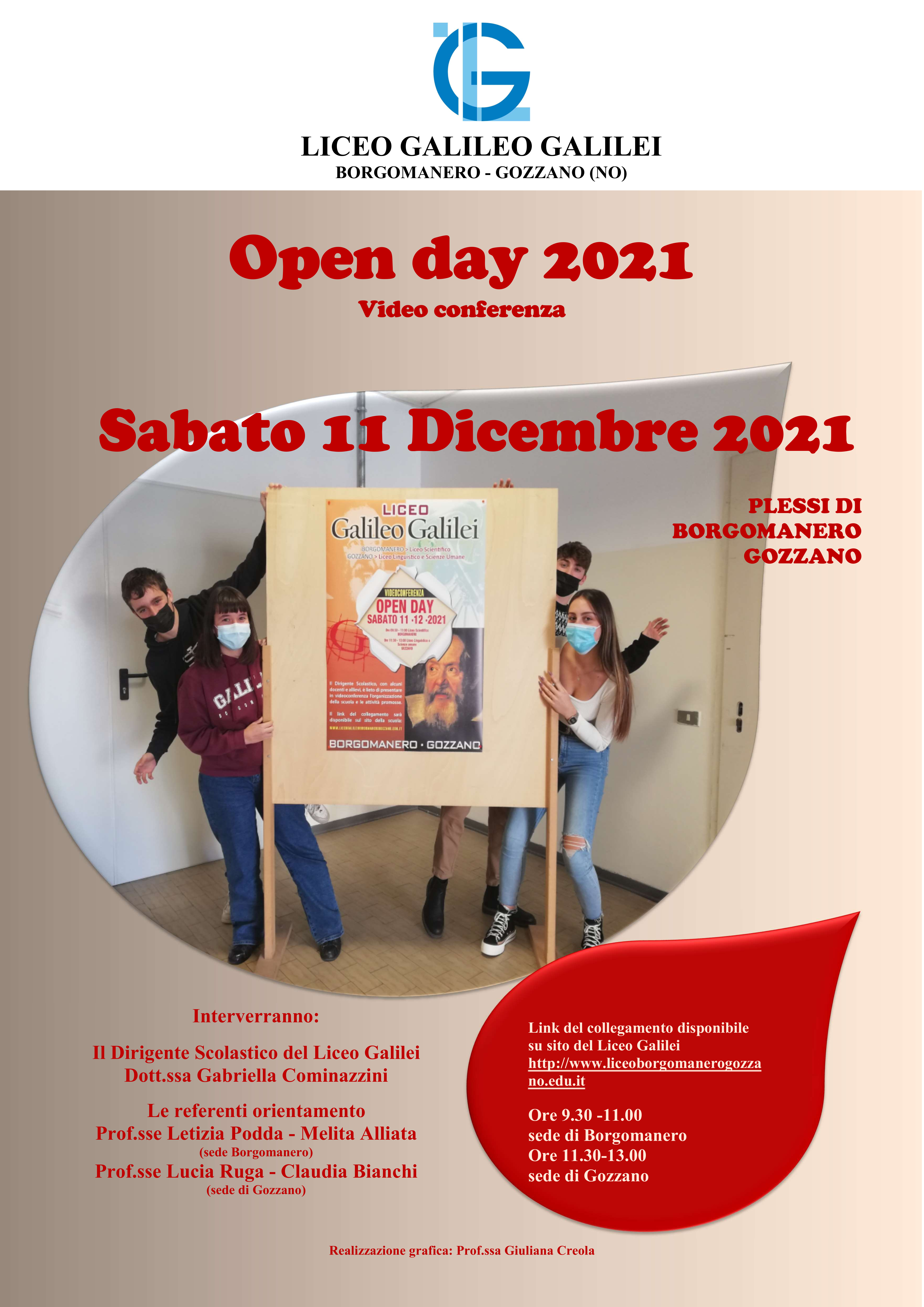 Open day al liceo Galilei di Borgomanero e Gozzano.