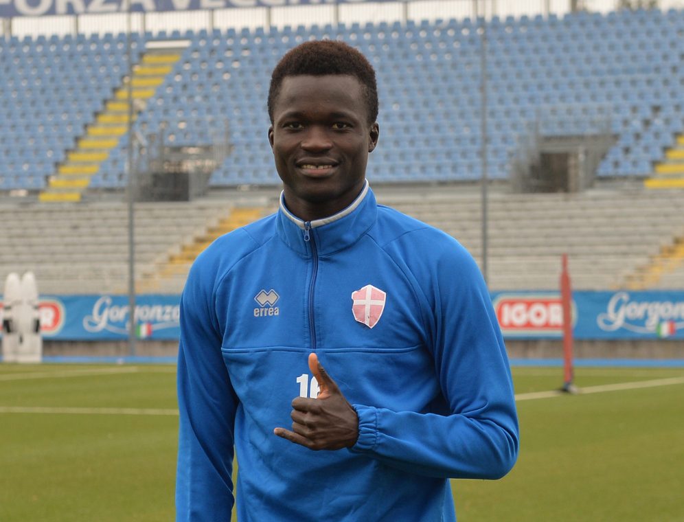 Novara, preso l’attaccante Diop Babacar