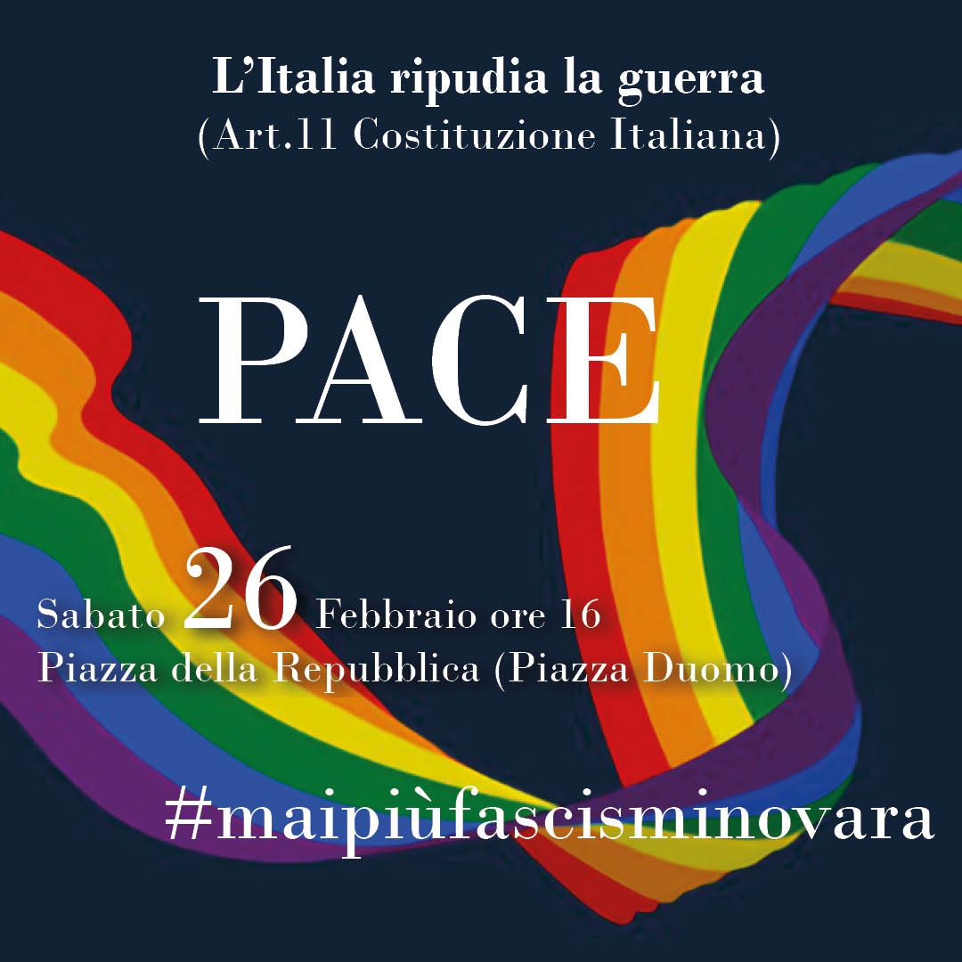 Conflitto in Ucraina. Manifestazione per la pace sabato 26 a Novara