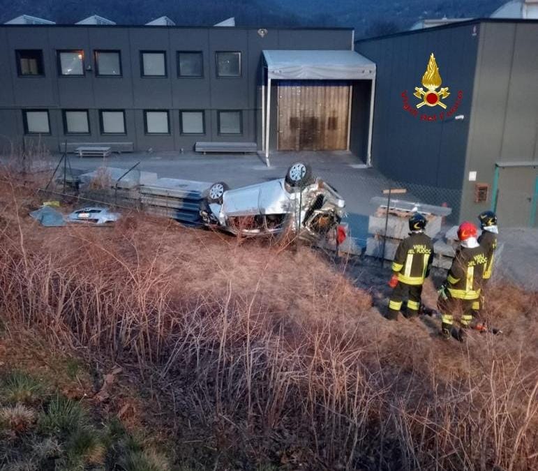 Incidente a Quarona: donna portata in ospedale a Borgosesia