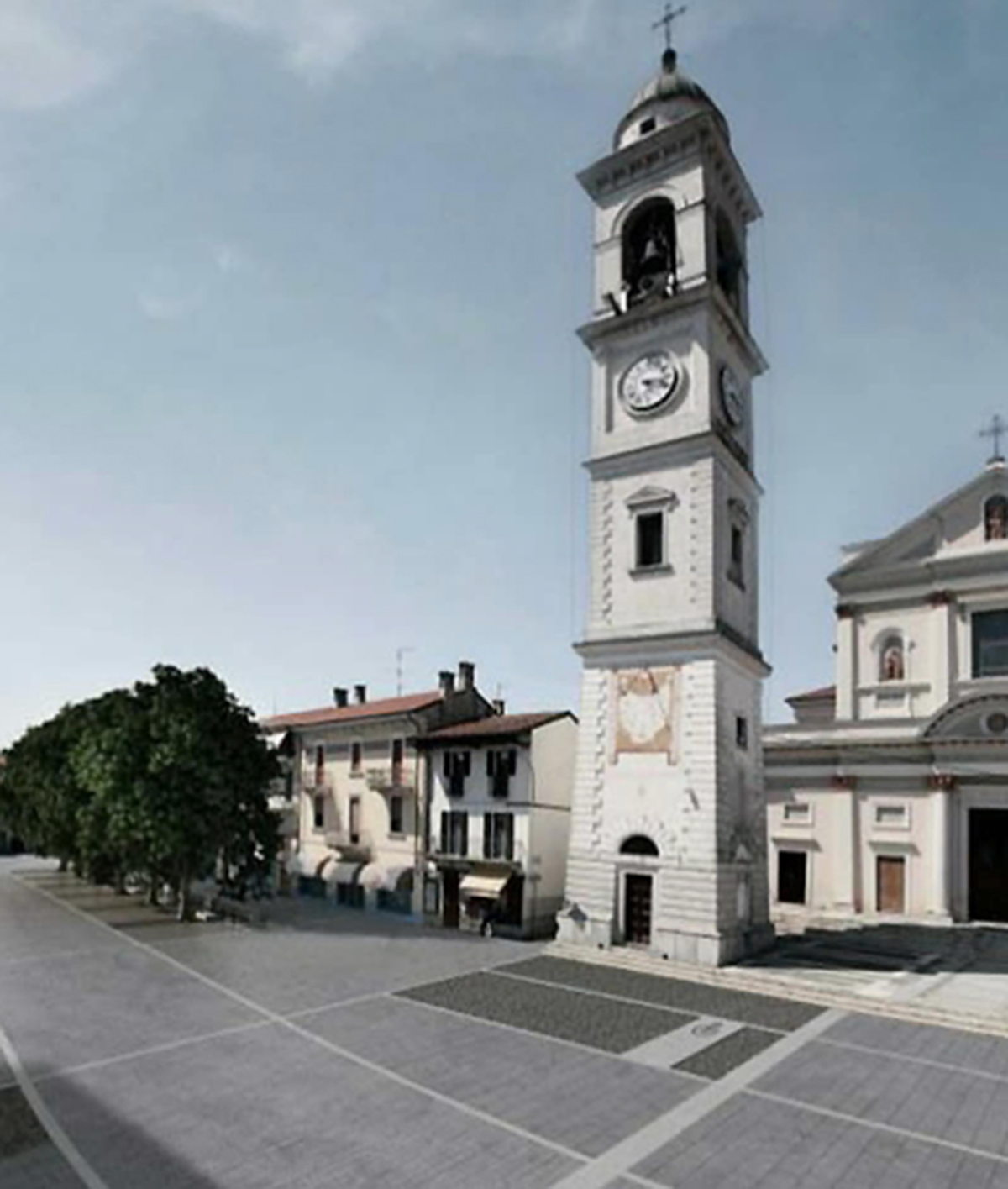 Cameri: piazza Dante a misura di pedone, più verde e più accogliente