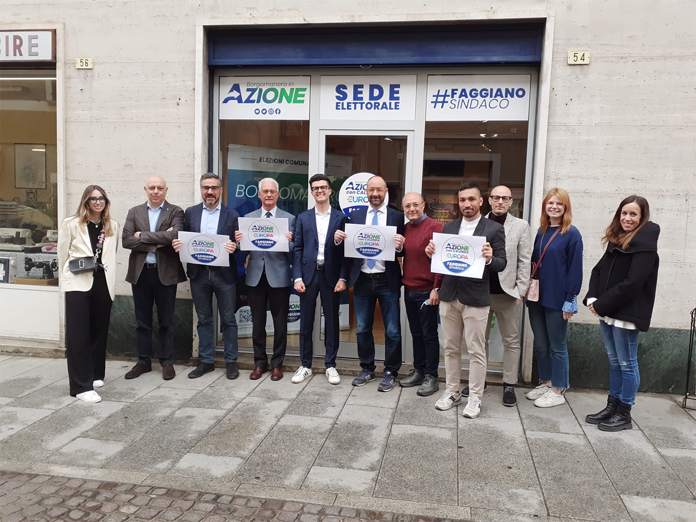 “Borgomanero in azione” sostiene Faggiano sindaco