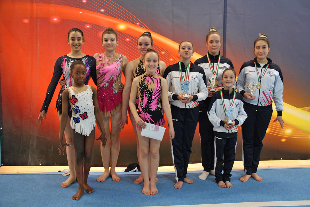 Oleggio: l’Asd Ginnastica Oleggio conquista 3 titoli nazionali