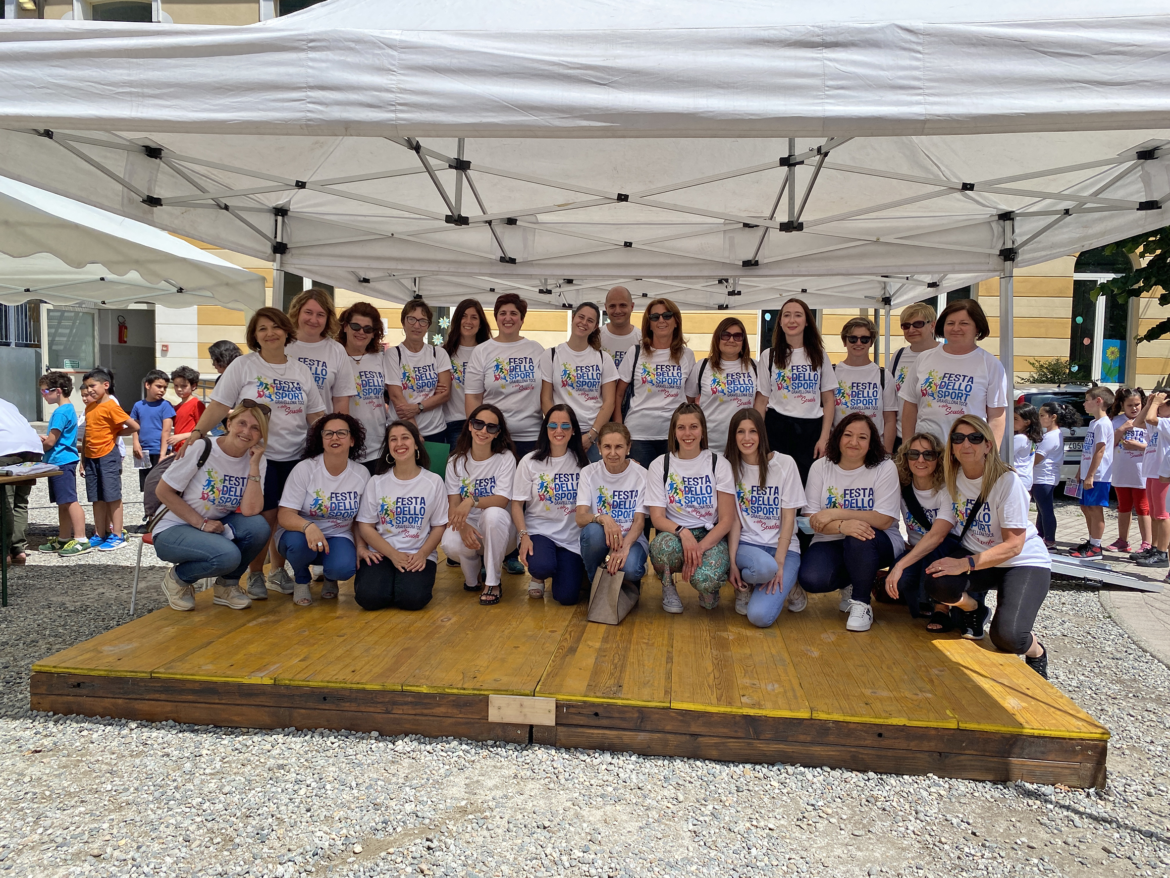 Festa dello sport e della scuola, inaugurato un parco giochi a Gravellona Toce