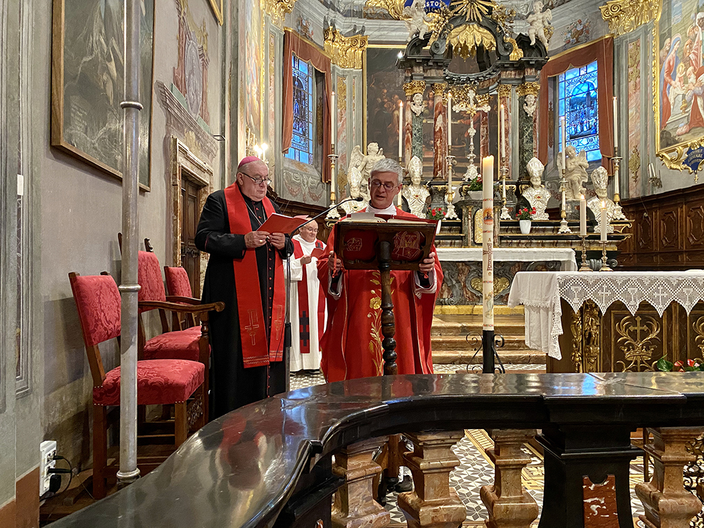 Veglia vicariale di Pentecoste con il Vescovo a Craveggia