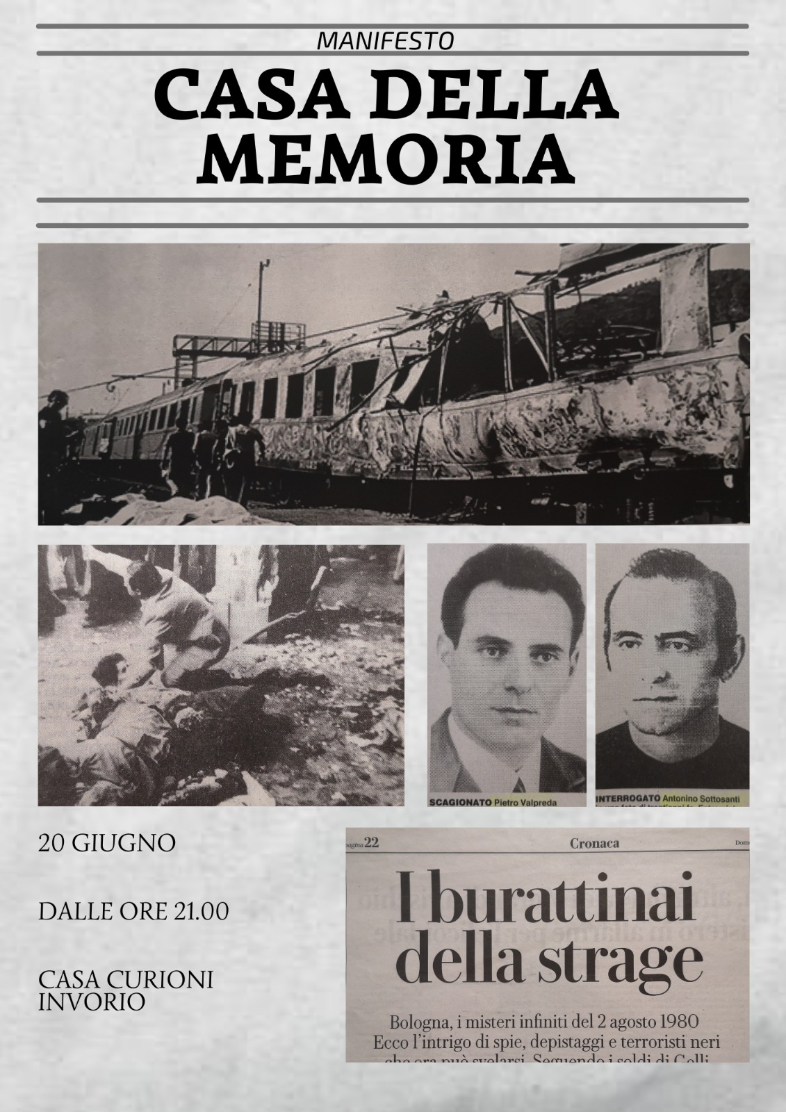 Invorio, “Casa della memoria storica perduta” il 20 giugno a Casa Curioni