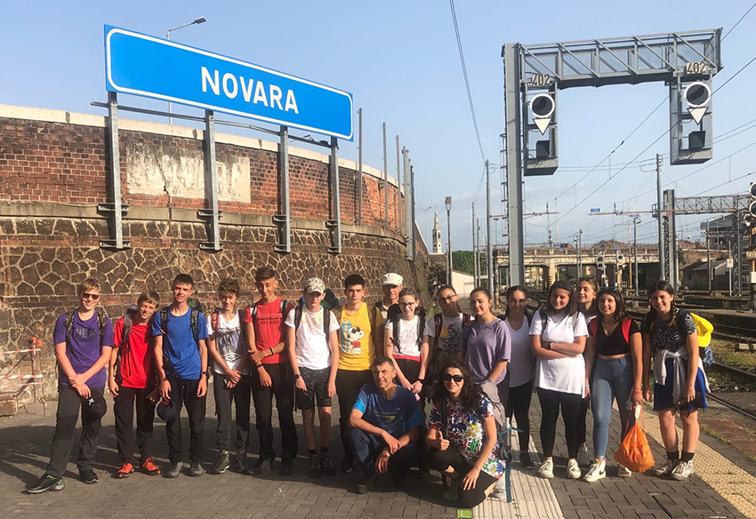 Istituto Antonelli di Bellinzago, 80 km a piedi in Val di Susa