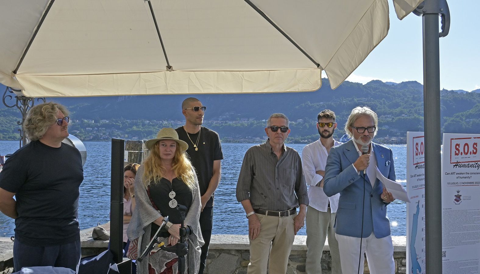 Il lago d’Orta si trasforma in Galleria d’Arte moderna