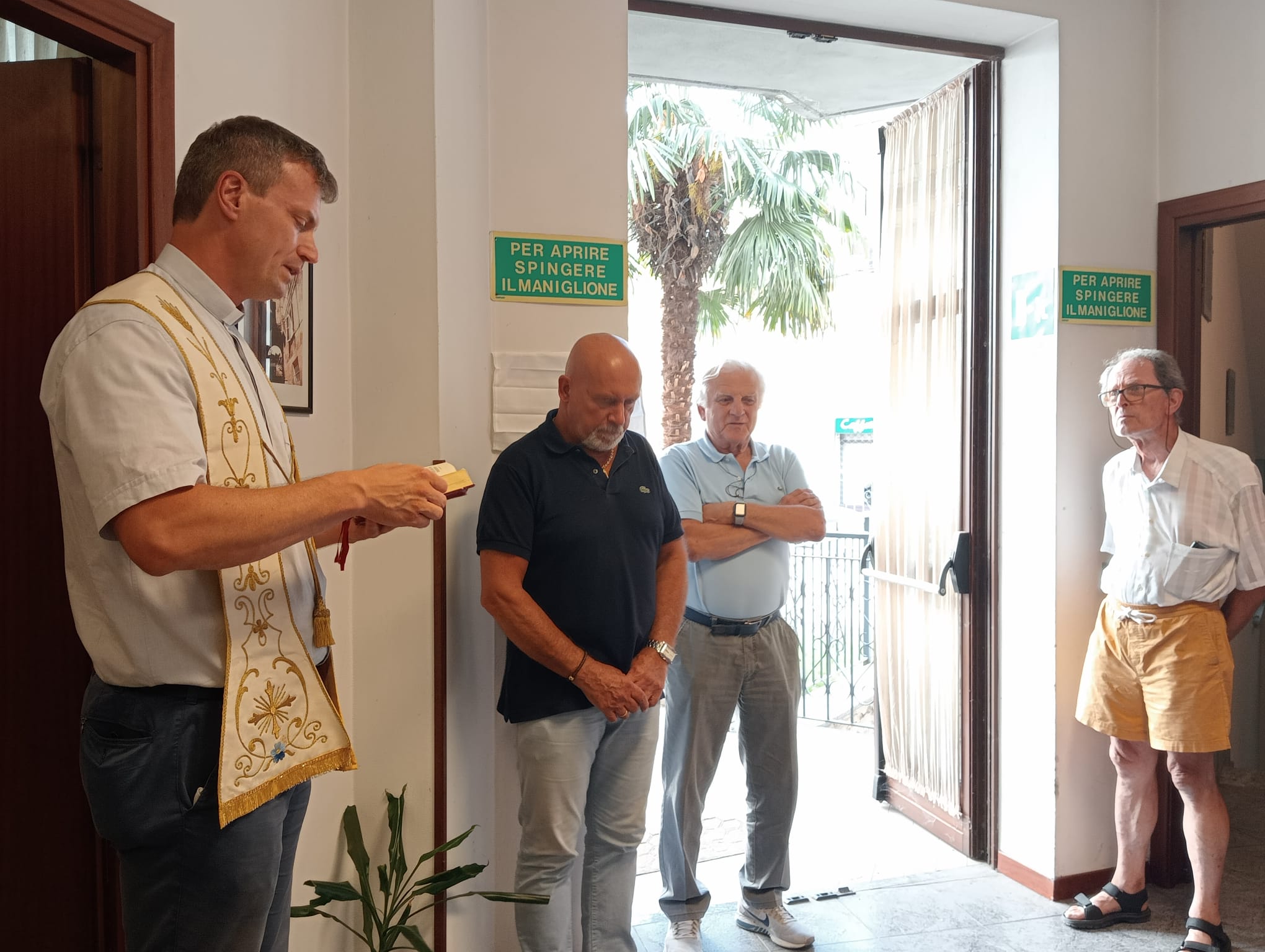 Illuminazione d’eccellenza a Sant’Agabio per la casa parrocchiale
