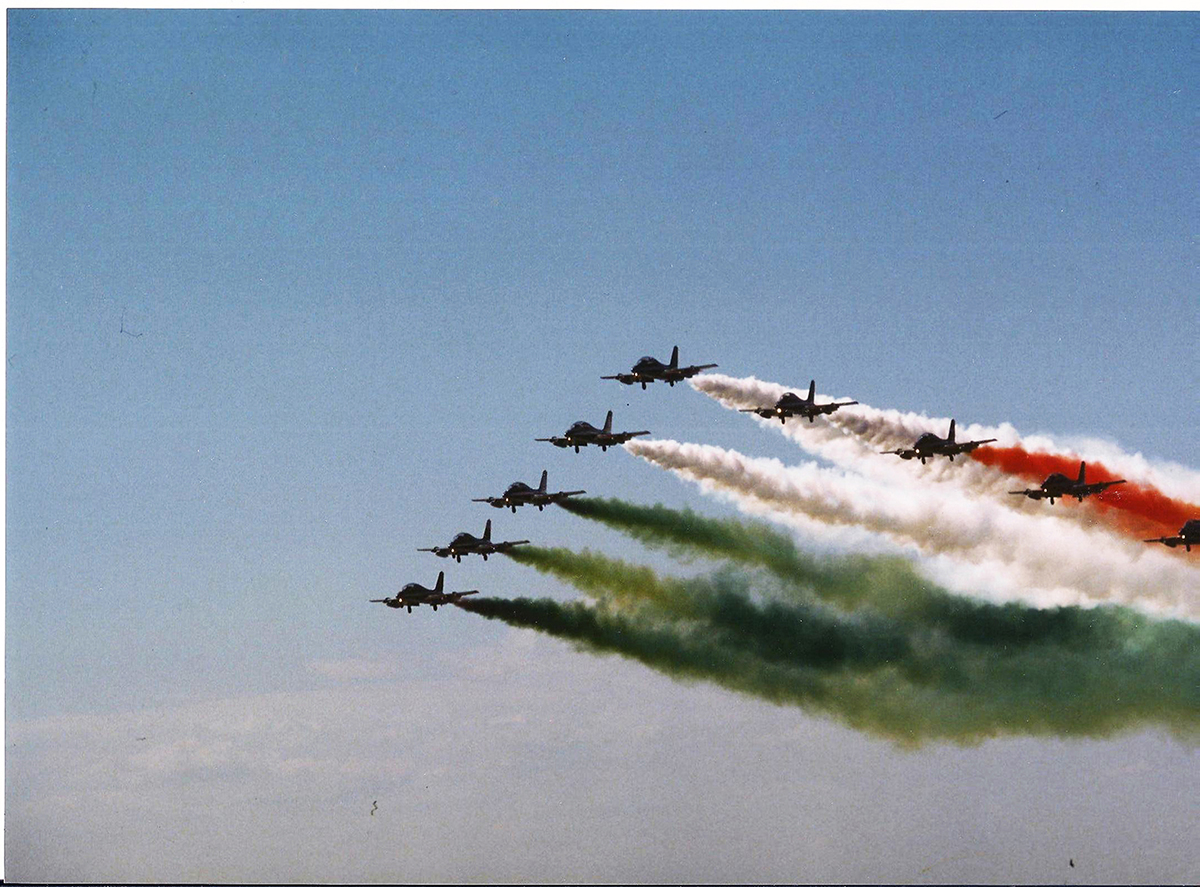 Arona: il turismo del lago unito  grazie alle Frecce Tricolori