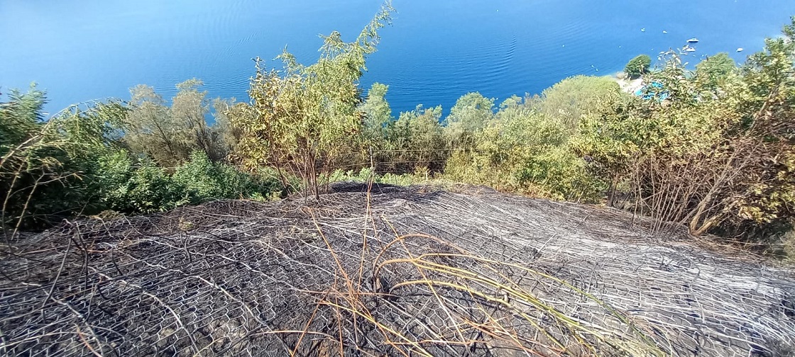 Fiamme tra Caltignaga e Briona