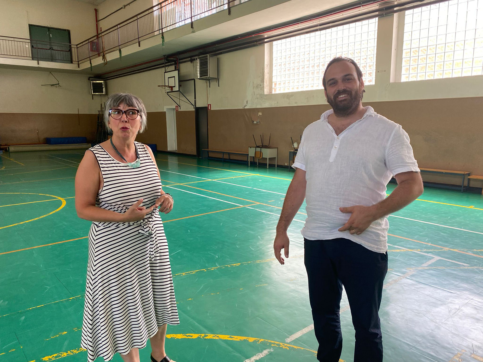 Più moderna la palestra al Dalla Chiesa Spinelli grazie al Pnrr