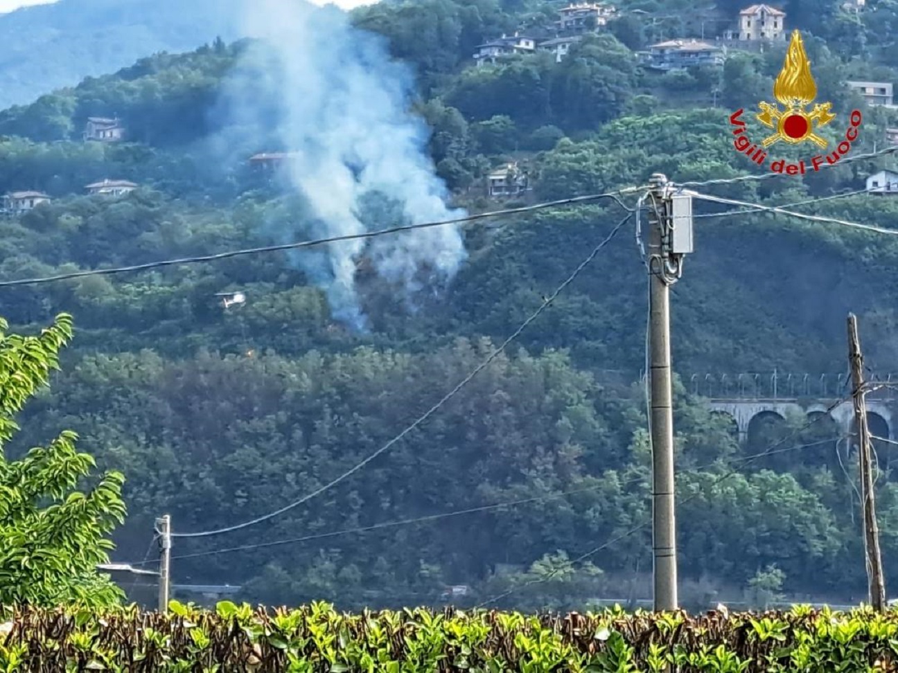 Fiamme nel Cusio: a Carcegna e a Pettenasco