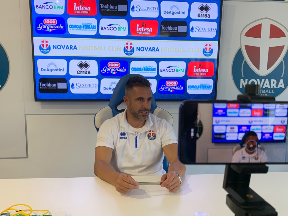 Novara Fc, esonerato mister Marco Marchionni