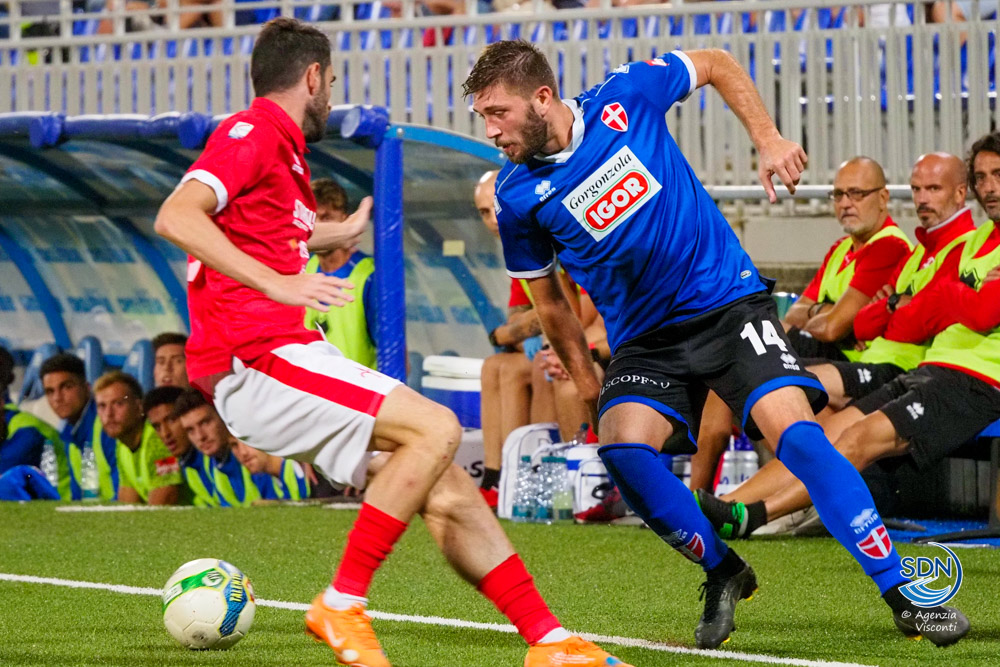 Novara-Triestina 1 a 1