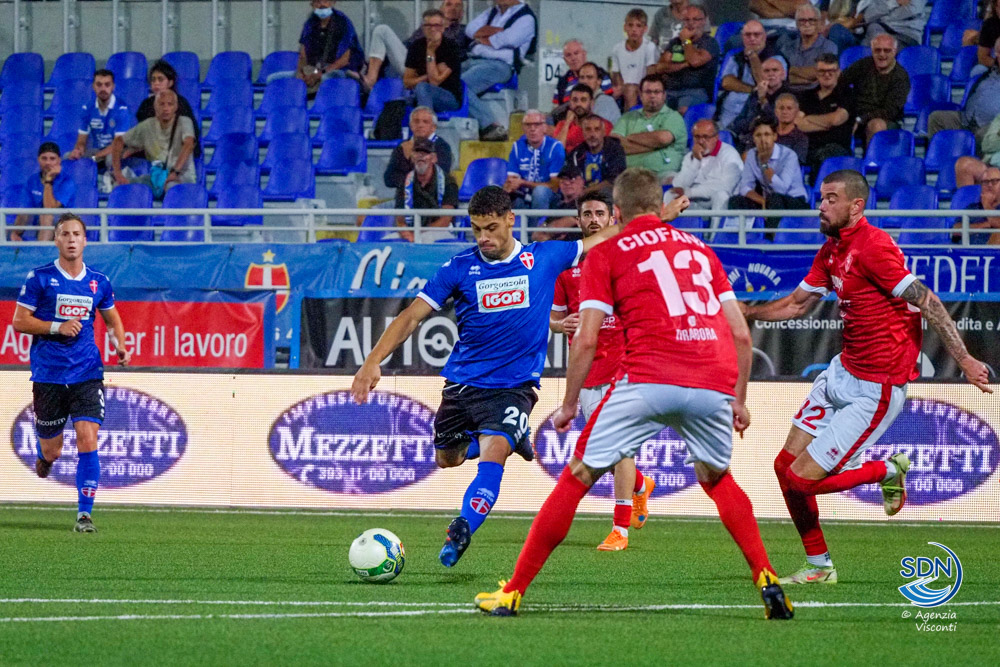Novara-Triestina 1 a 1