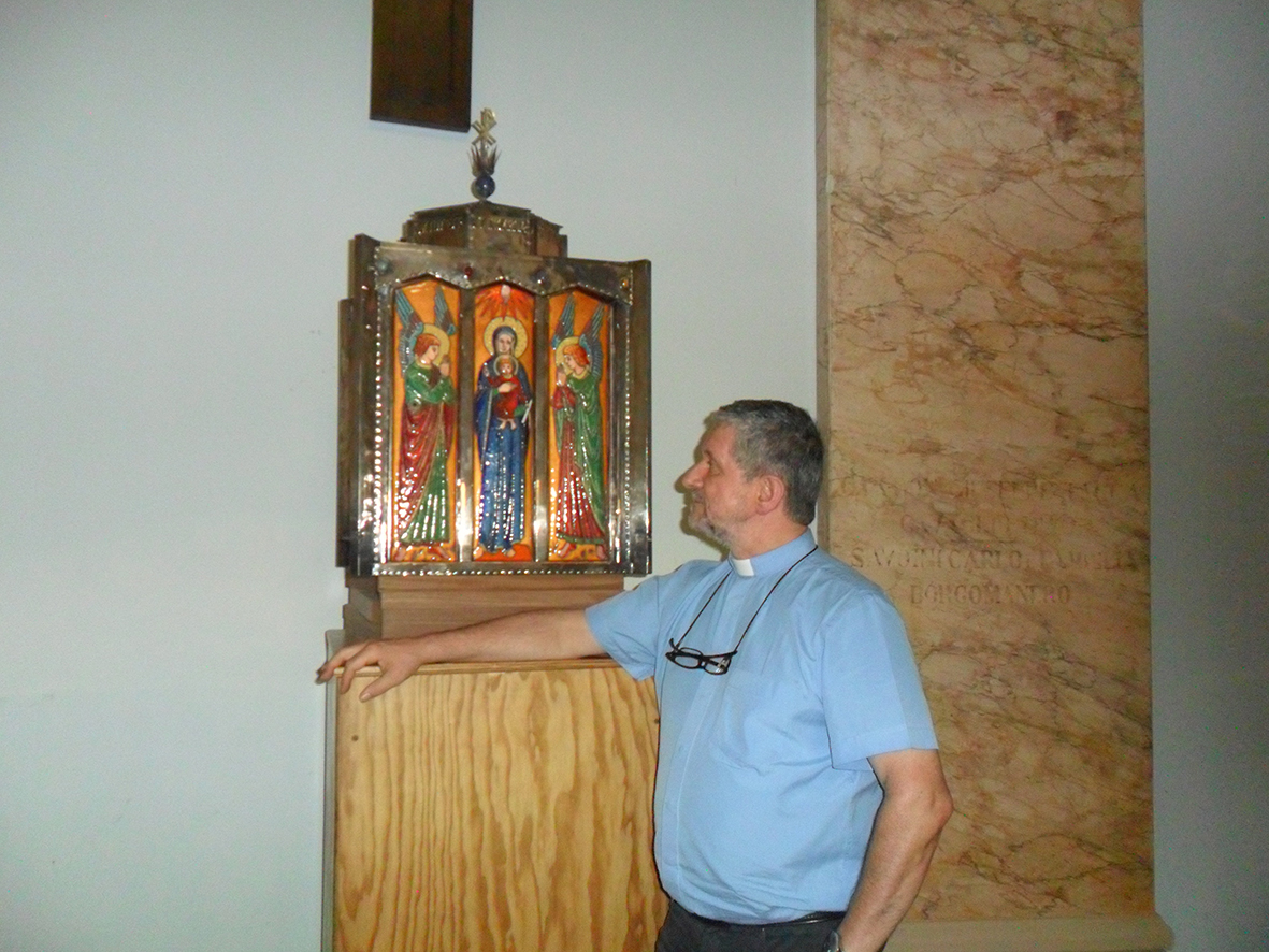 Il tabernacolo del Seminario vescovile  donato  al Santuario di Boca