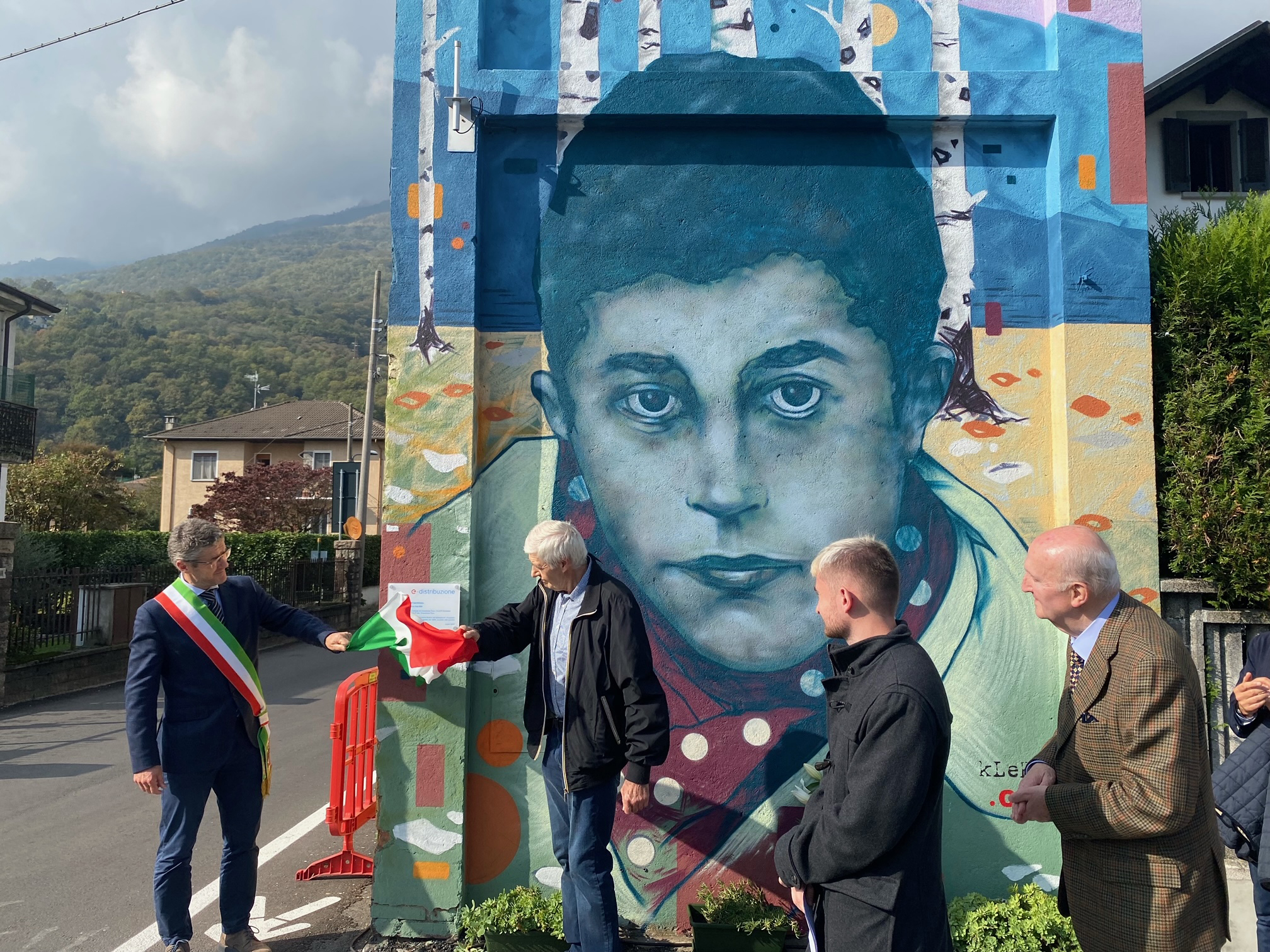 Street art a Gravellona Toce per ricordare il partigiano Antonio Realini