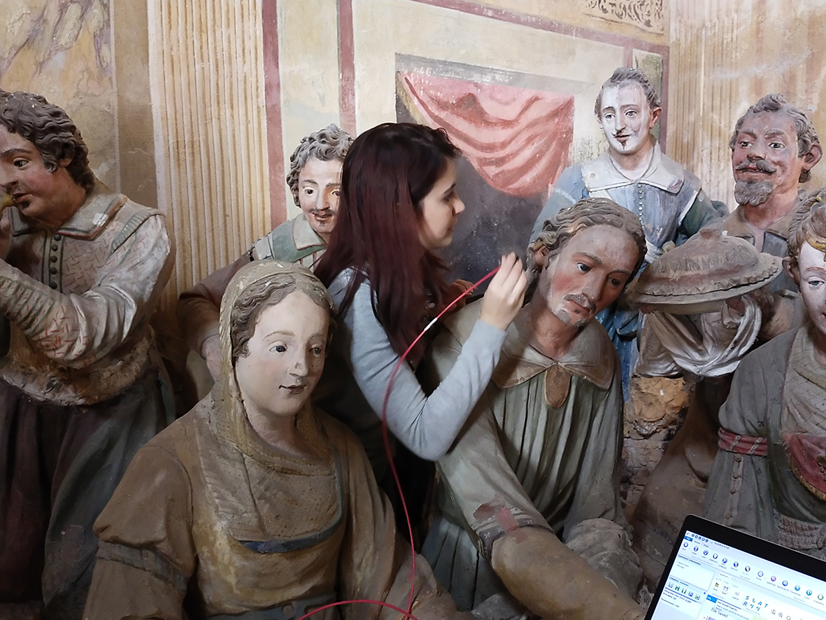 Indagine sullo stato di salute delle statue dei Sacro Monti