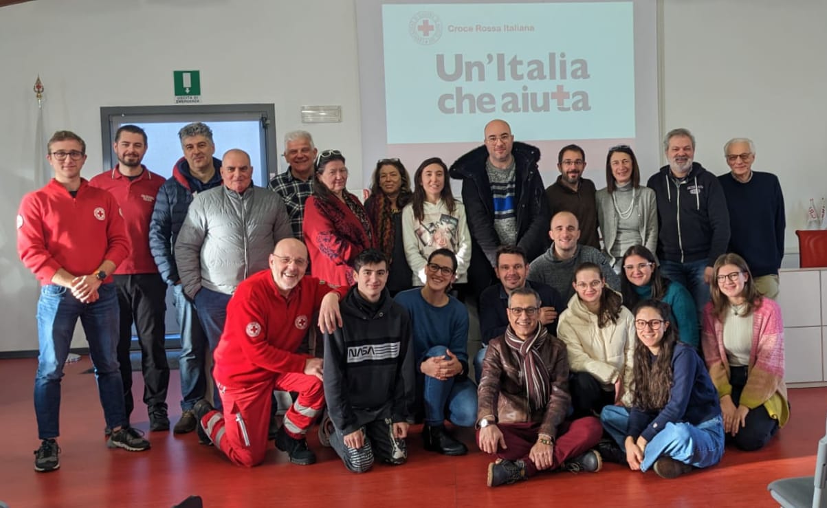 Il grazie ai volontari della Croce Rossa di Borgomanero