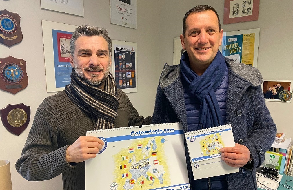 Il calendario del Sindacato Unitario dei Lavoratori della Polizia è ‘novarese’, targato Raffaele Iacaruso