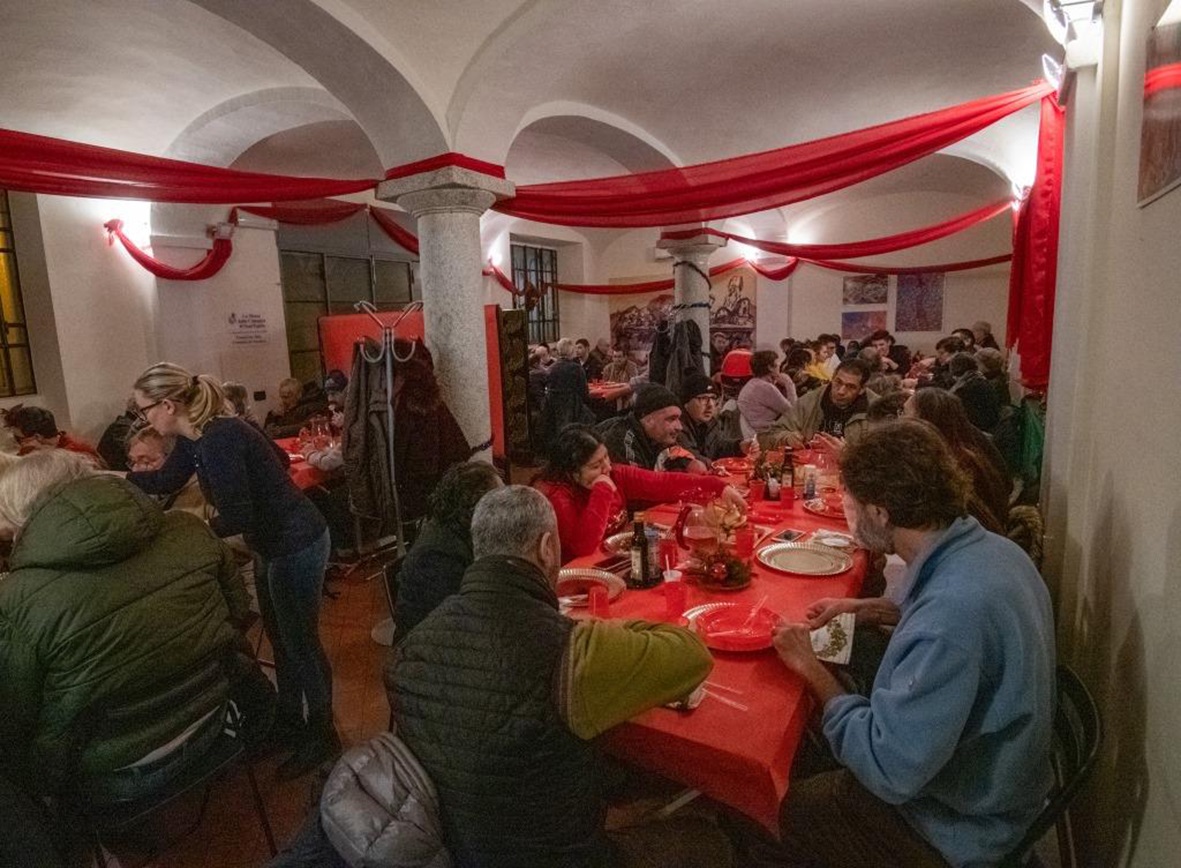 Tornano i Pranzi di Natale di Sant’Egidio accanto agli ultimi