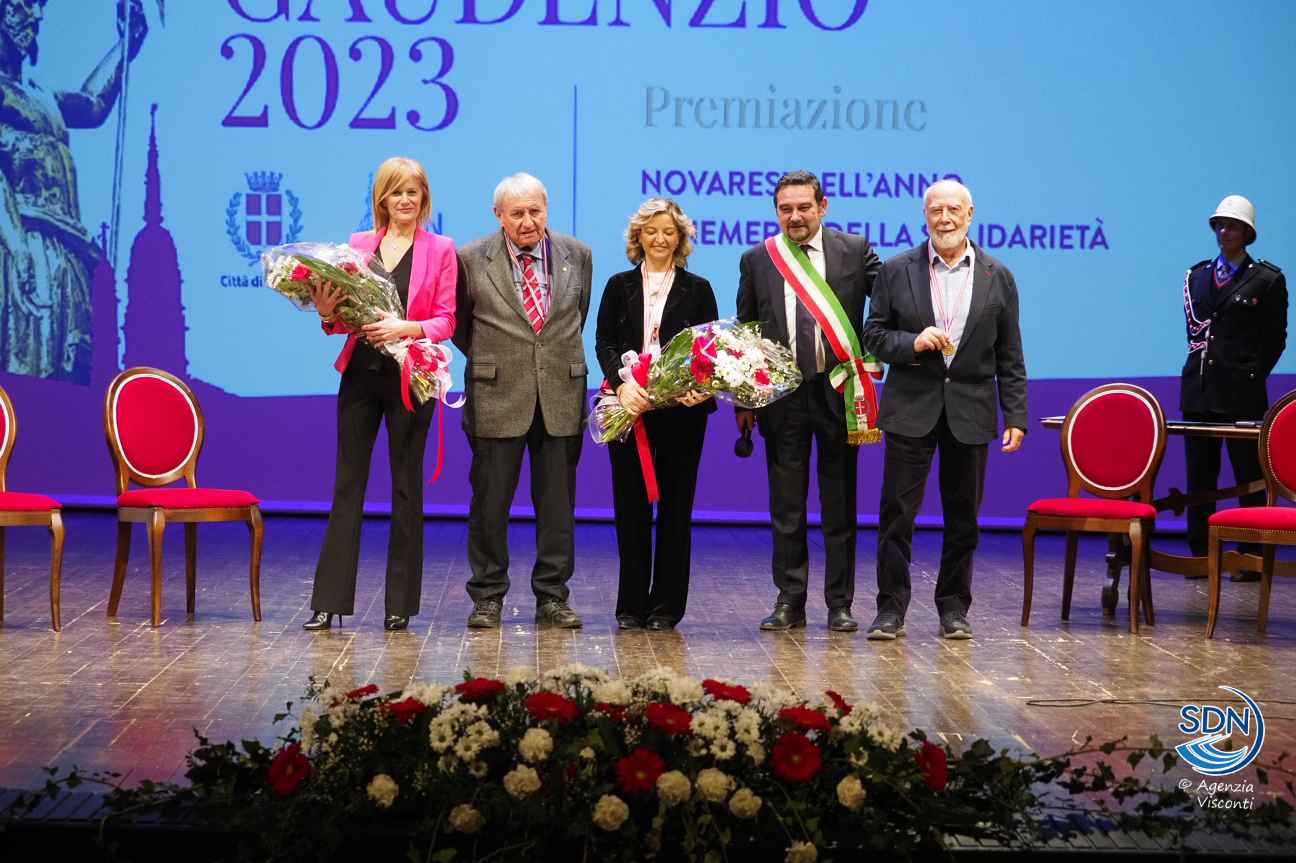 La premiazione dei Novaresi dell’Anno al Teatro Faraggiana